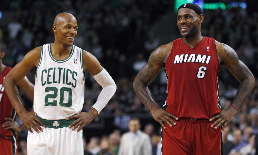 Ray Allen i LeBron James