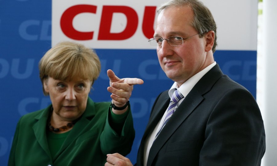 Angela Merkel i Jost de Jager