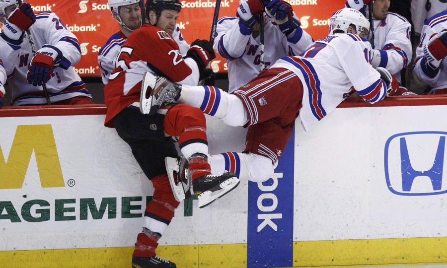Ottawa Senators Chris Neil New York Rangers Gaborik