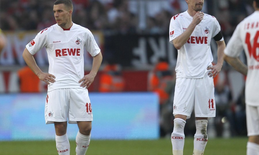 Lukas Podolski i Milivoje Novaković