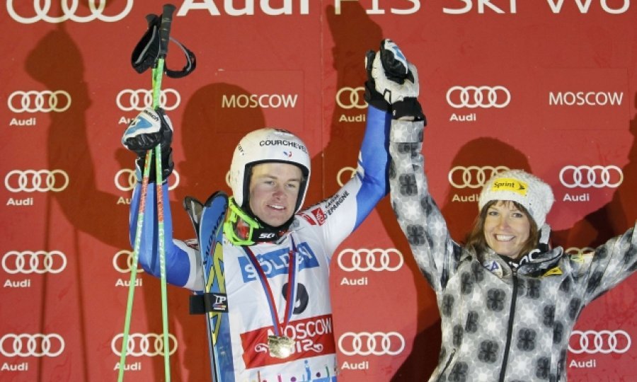 Julia Mancuso i Alexis Pinturault Moskva 2012