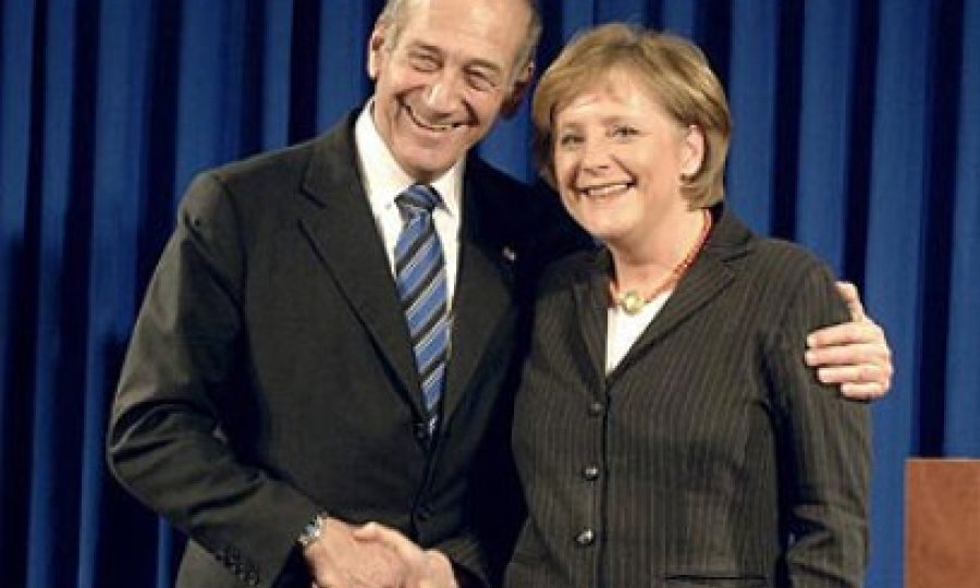 Njemačka kancelarka Angela Merkel i izraelski premijer Ehud Olmert