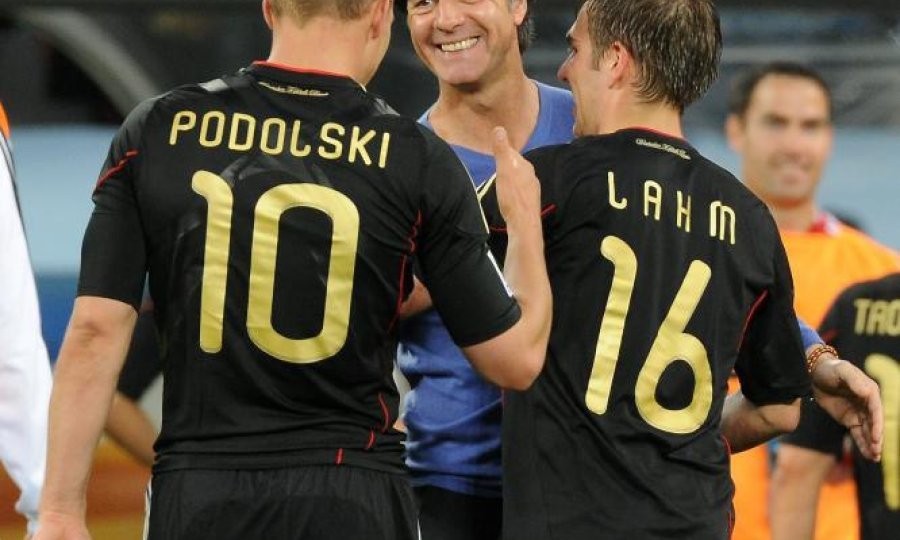 Joachim Löw, Lukas Podolski i Philipp Lahm