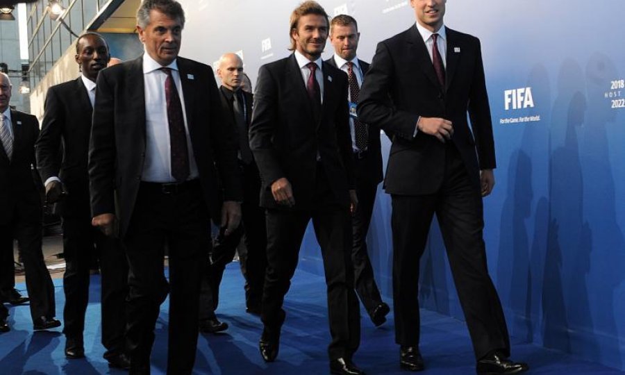 David Beckham i princ William