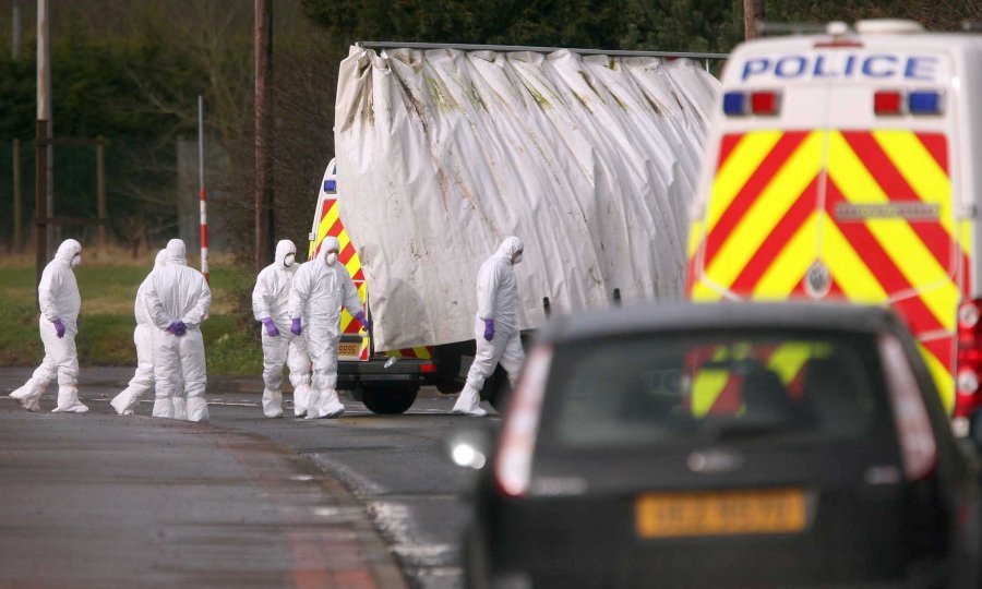 Britanska policija uviđaj