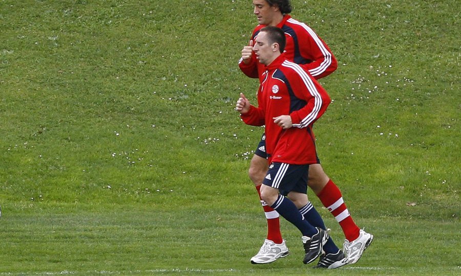 Franck Ribery i Luca Toni