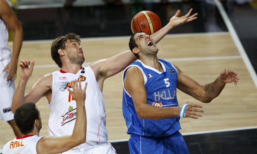 Španjolska - Grčka, Marc Gasol i Ioannis Bourousis