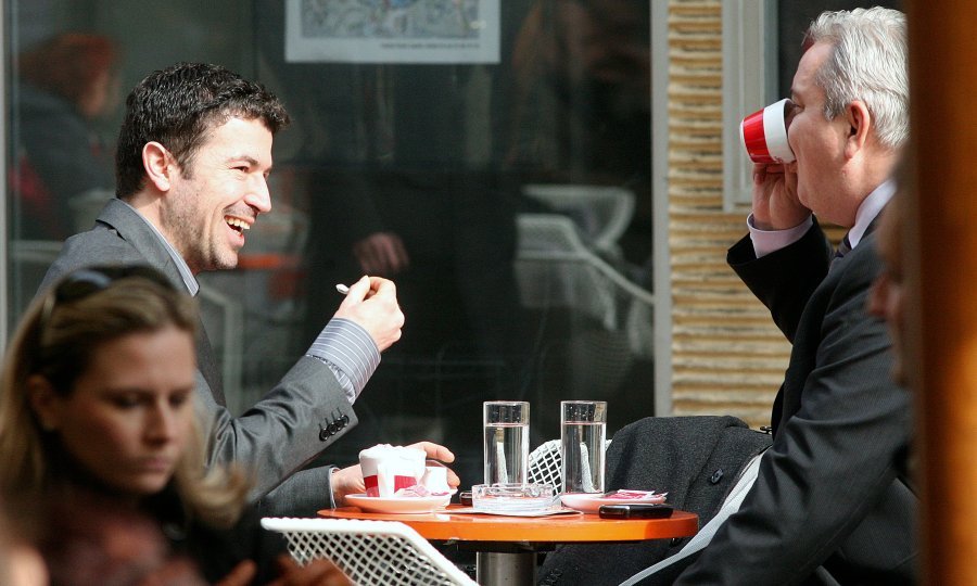 Hrvoje Vojković i Ratko Maček na kavi - tportal