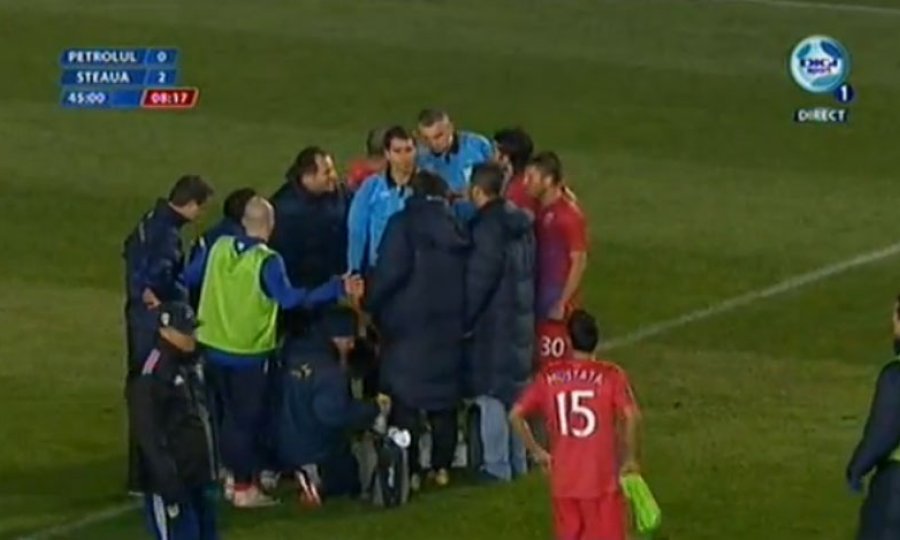 Neredi na utakmici Petrolul - Steaua