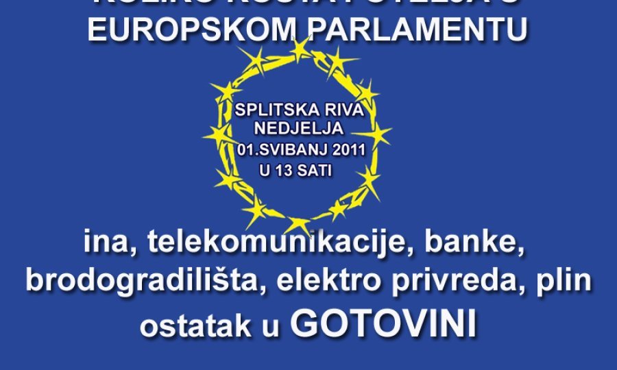 Prosvjed branitelja u Splitu