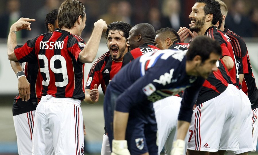 AC Milan - Sampdoria, slavlje