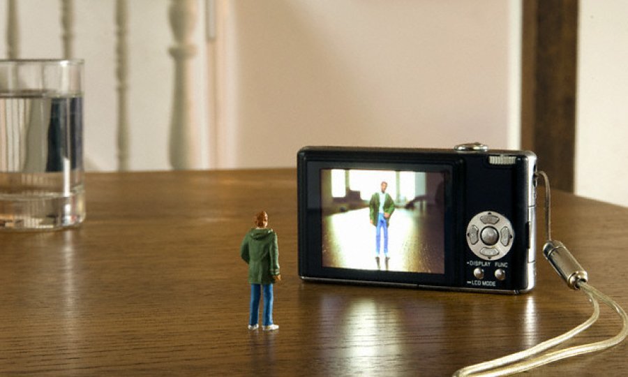 FOTOAPARAT FOTOGRAF - ILUSTRACIJA