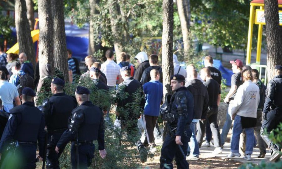 Hrvatska policija i navijači Zenita
