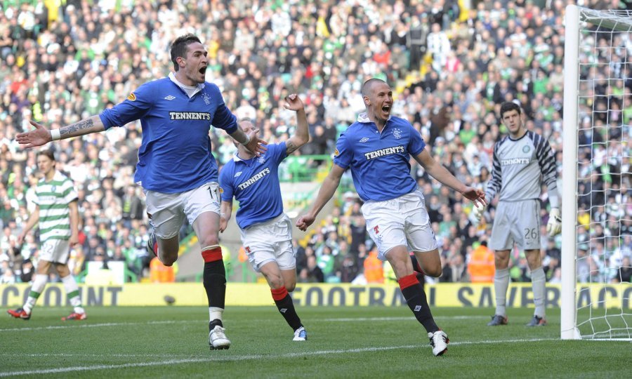 Slavlje Rangersa nakon gola Millera