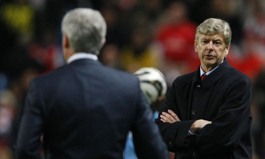 Mark Hughes i Arsene Wenger