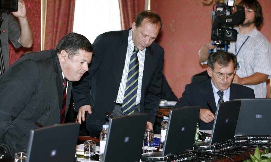 Petar Čobanković, Davorin Mlakar i Tomislav Ivić