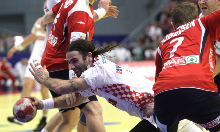 Hrvatska - Norveška, Ivano Balić, Borge Lund i Lars Erik Bjornsen