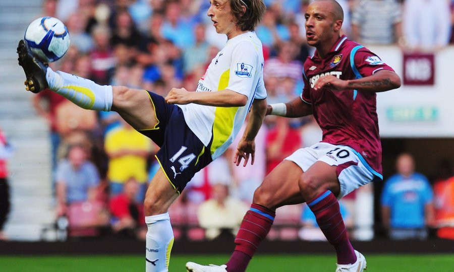 Luka Modrić i Julien Faubert (Tottenham - West Ham)
