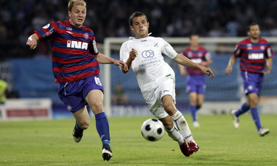 Senijad Ibričić (Hajduk) i Davor Landeka (Rijeka)