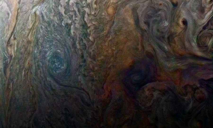 Dark Spot and Jovian ‘Galaxy’