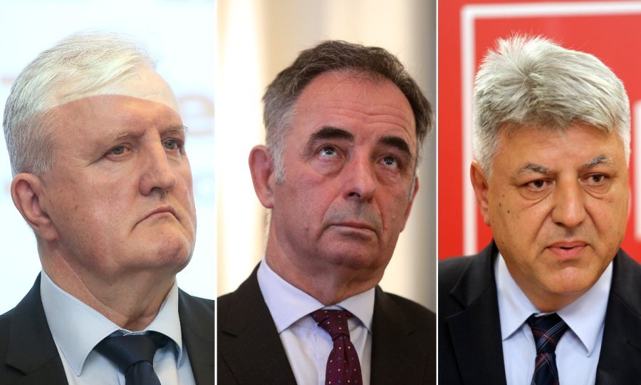 Božo Galić, Milorad Pupovac i Zlatko Komadina