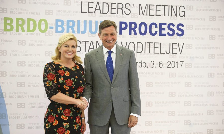 Kolinda Grabar Kitarović i Borut Pahor