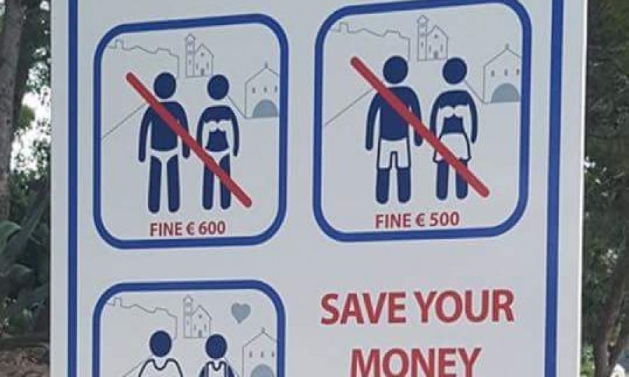 Tabla za turiste u Hvaru