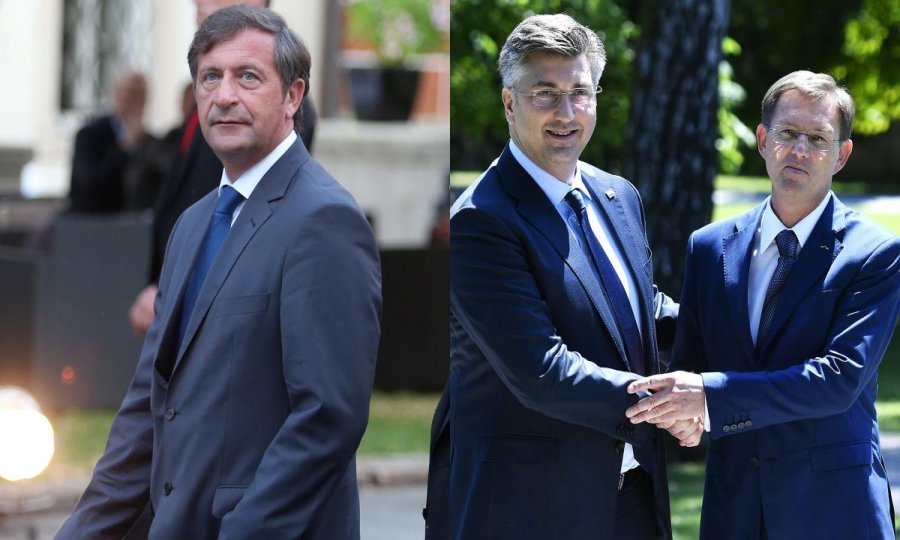 Karl Erjavec i Miro Cerar (uz Andreja Plenkovića)