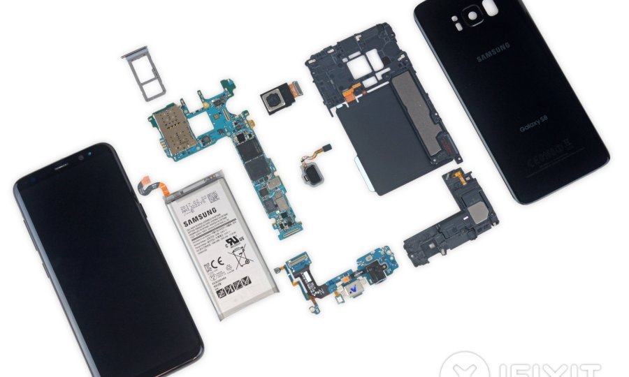 Galaxy S8 sa svim pripadajućim iznutricama