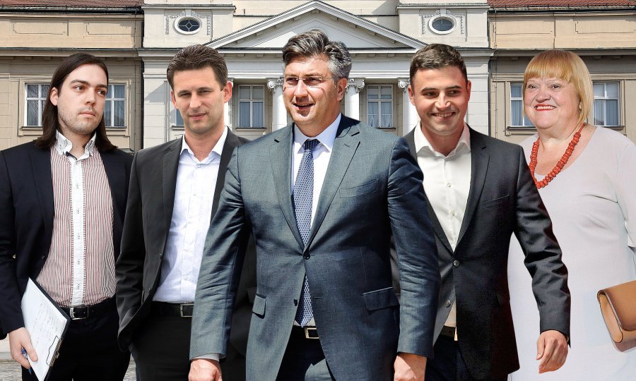 Ivan Vilibor Sinčić, Božo Petrov, Andrej Plenković, Davor Bernardić i Anka Mrak Taritaš