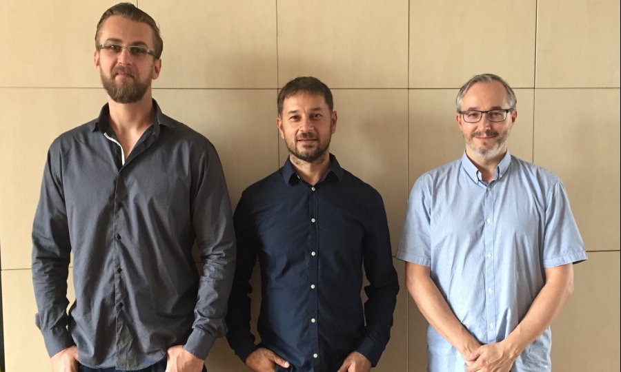 Marko Rašić, Dalibor Marijanović i Damir Sabol tijekom predstavljanja natjecanja PowerUp! by InnoEnergy