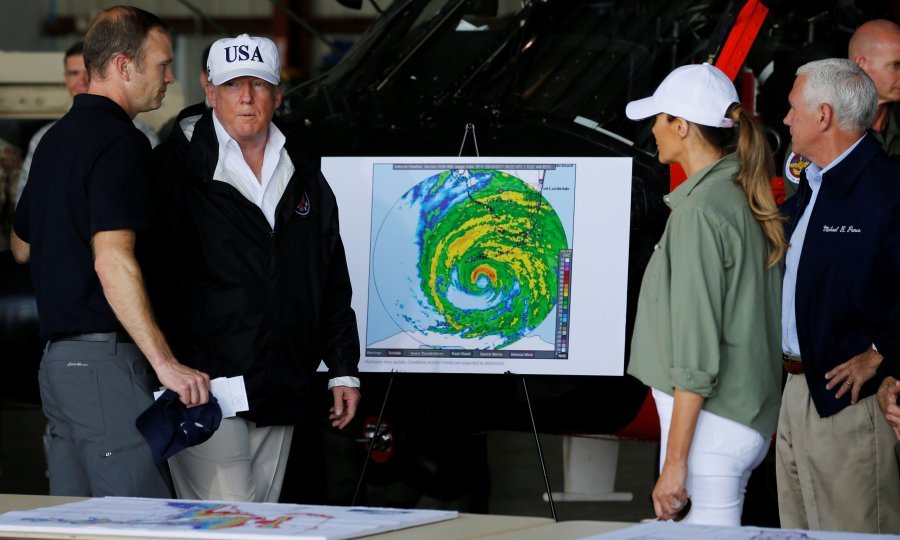 Donald i Melania Trump na Floridi