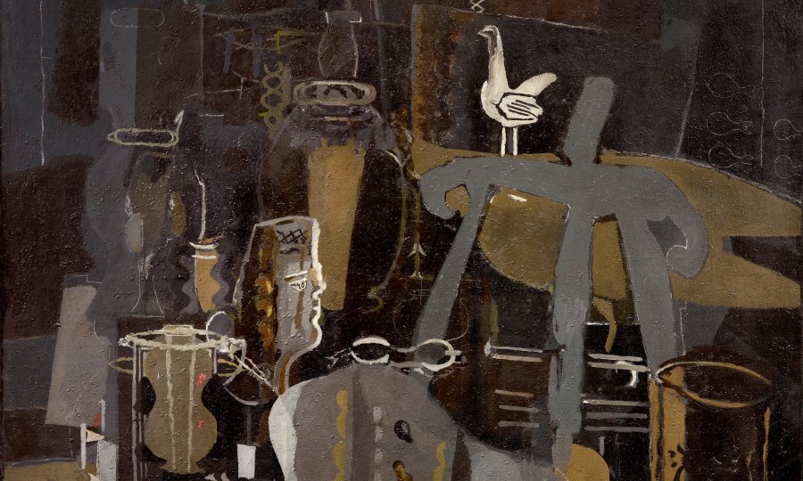 Georges Braque, Atelier VI, 1950-51., 130 x 162,5, ulje na platnu