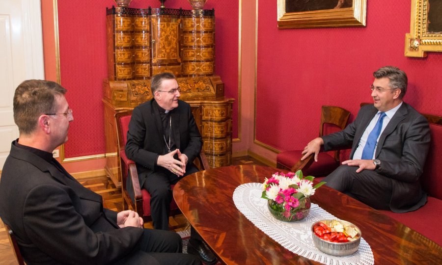 Susret Bozanića i Plenkovića