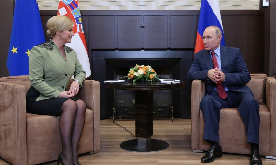 Kolinda Grabar Kitarović i Vladimir Putin