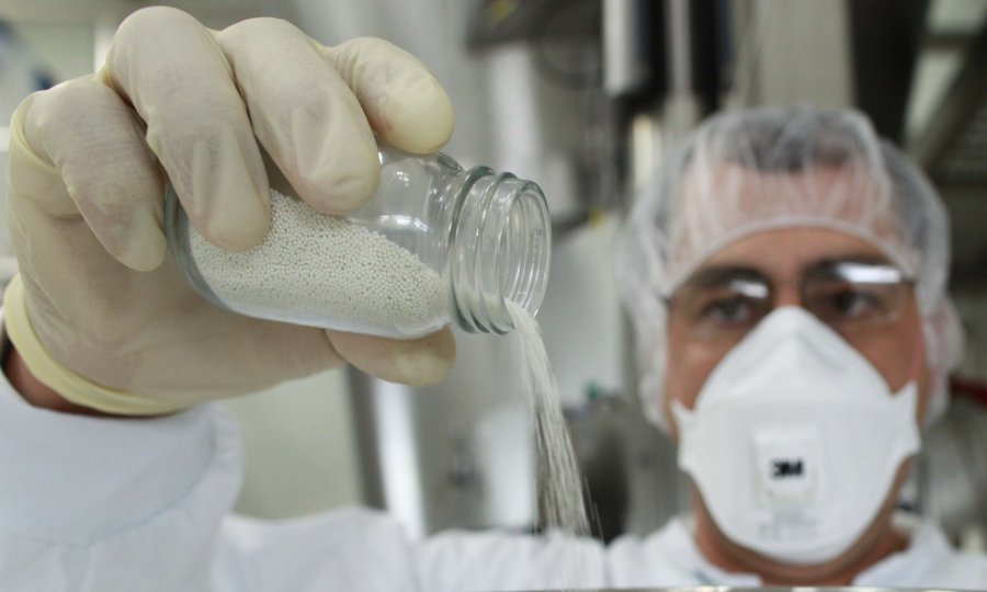 Laboratoriji tvornice lijekova Teva u Har Hotzvimu, u Jeruzalemu, 15. ožujka 2010.