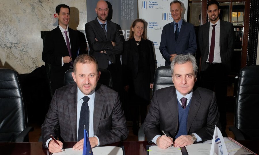 Predsjednik Uprave HPB-a Tomislav Vuić i potpredsjednik EIB-a Dario Scannapieco