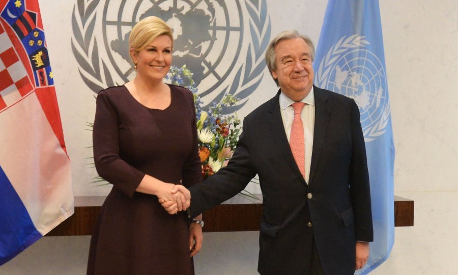 Kolinda Grabar-Kitarović i Antonio Guterres