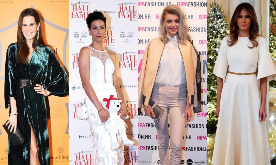 Iva Radić, Ana Gruica, Ella Dvornik i Melania Trump