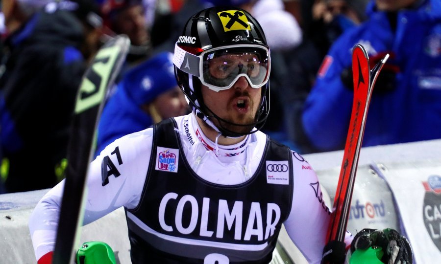 Marcel Hirscher slavi pobjedu