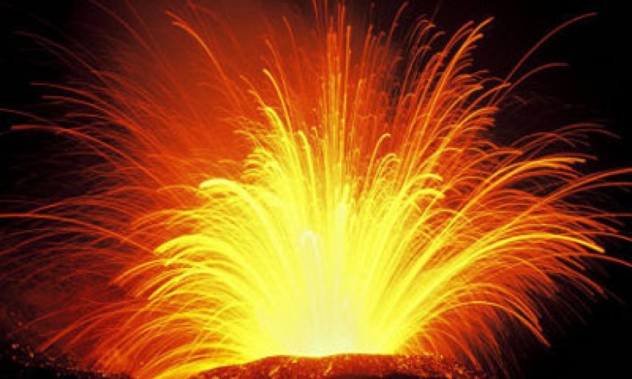 Vulkan Etna erupcija