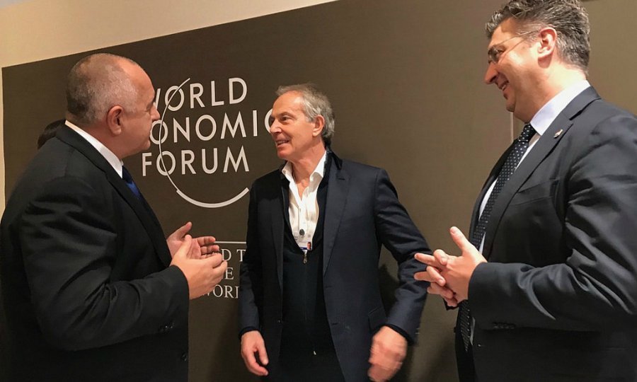 Plenković u društvu Tonyja Blaira i Bojka Borisova