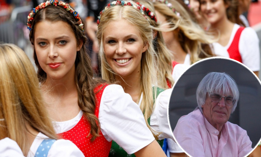 Grid djevojke i Bernie Ecclestone