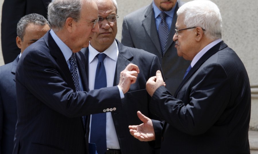 mahmud abbas i george mitchell