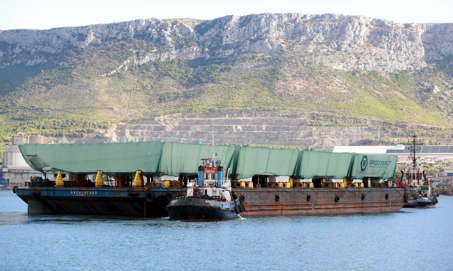Iz Brodograđevne industrije Split krenut će osljednji kontingent čelicnih brana za Veneciju