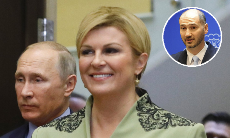 Vladimir Putin, Kolinda Grabar Kitarović, Joško Klisović