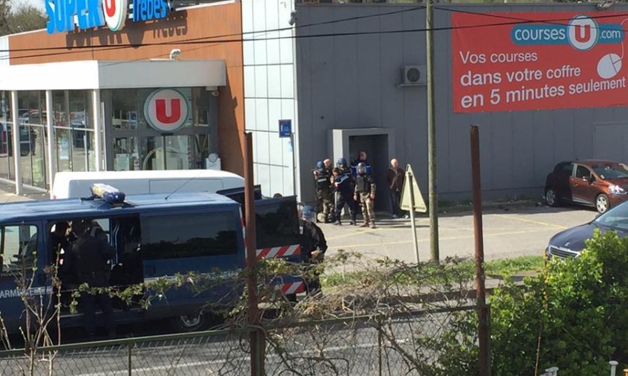 Supermarket u Trebesu gdje se dogodio incident