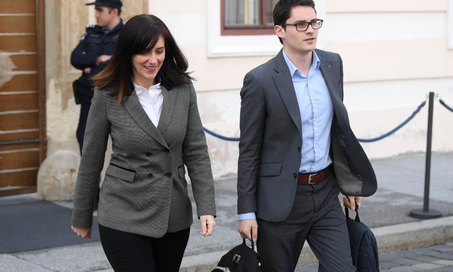 Ministraica Blaženka Divjak i savjetnik Maro Alavanja