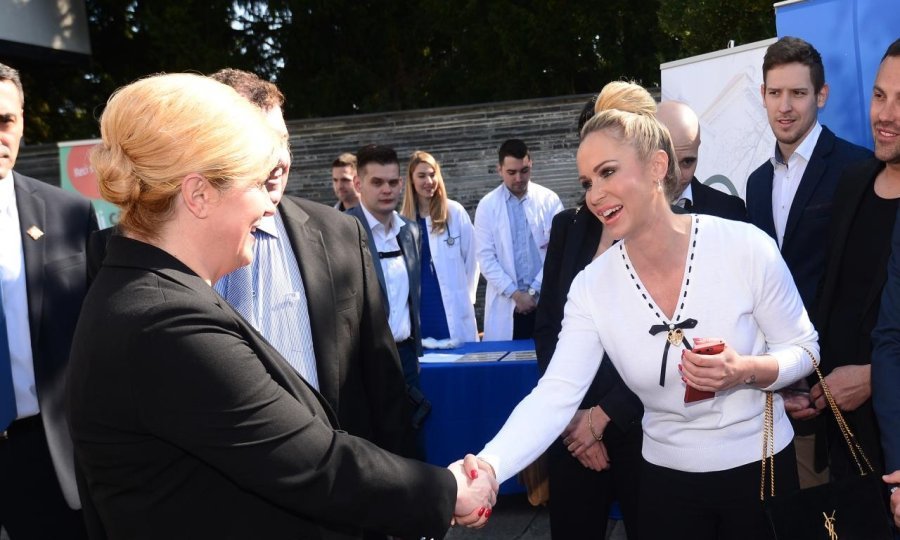 Renata Sopek s predsjednicom Kolindom Grabar-Kitarović