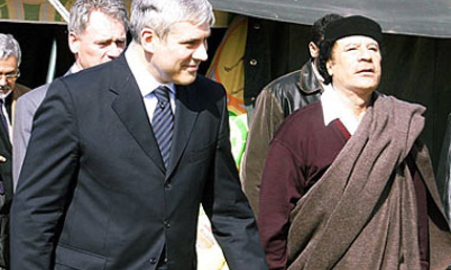 Boris Tadić i Moamer Gadafi
